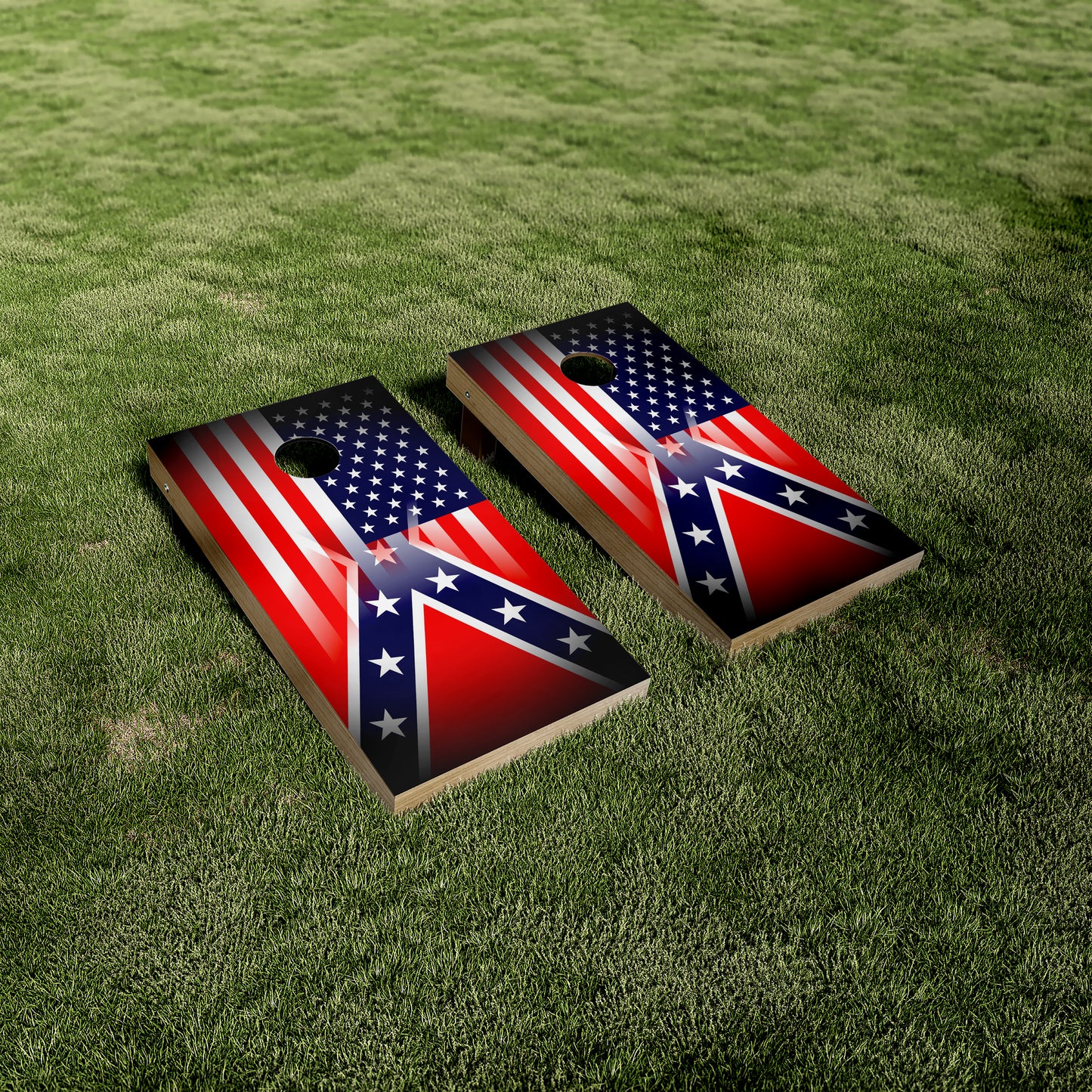 American Confederate Flag Cornhole Wraps/Skins