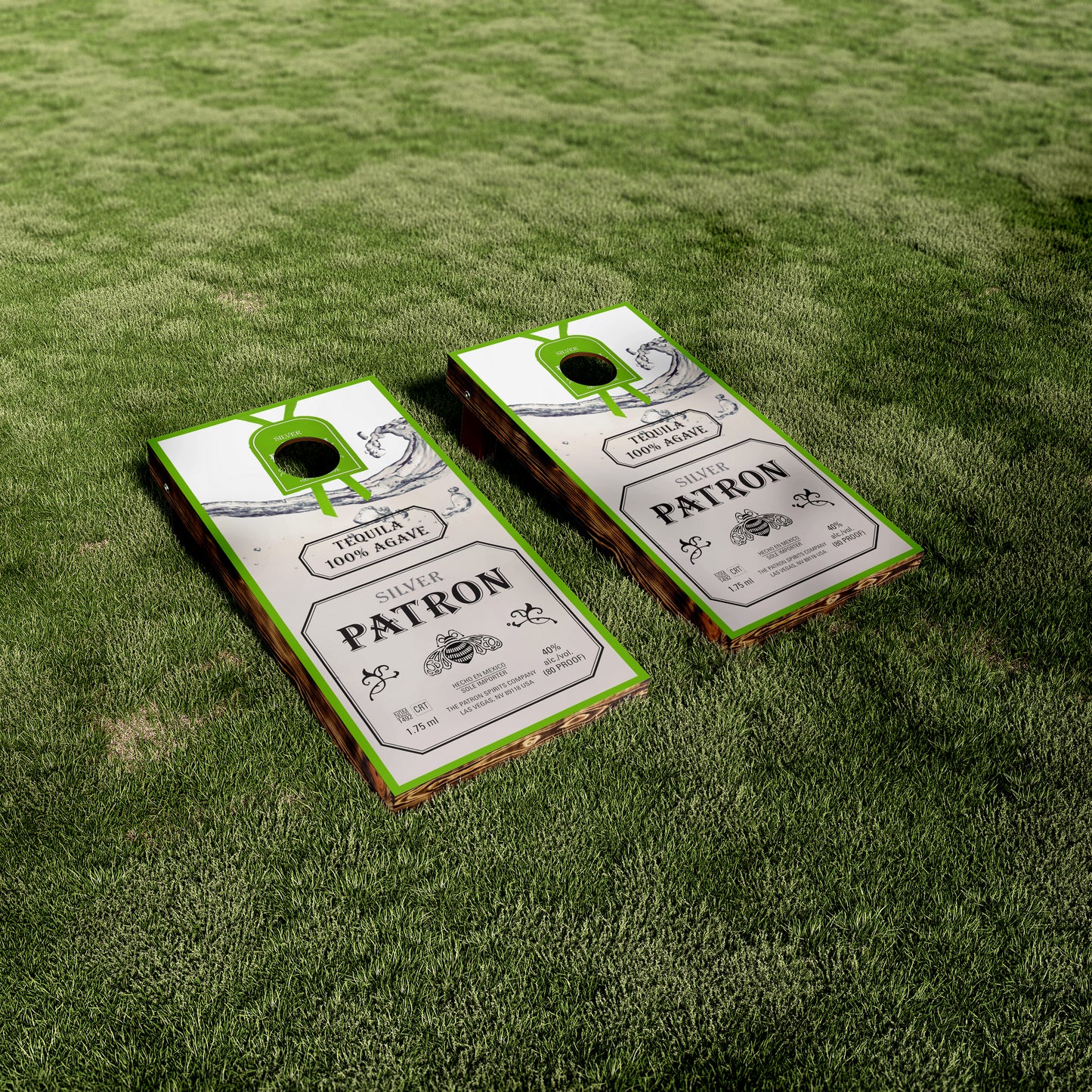 Patron Tequila Cornhole Vinyl Wraps/Skins