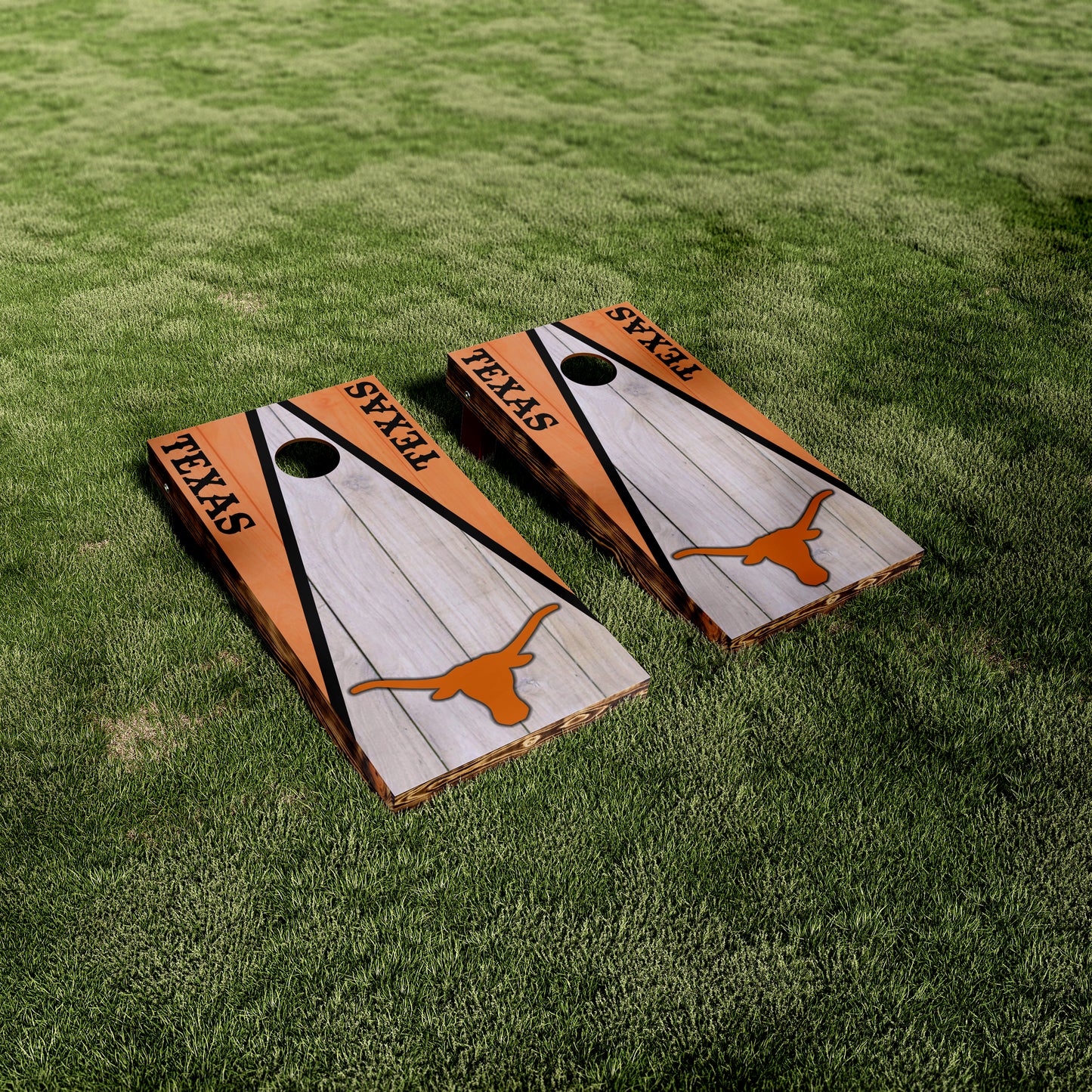 Texas Longhorn Shuffle Board Style Vinyl Wraps/Skins