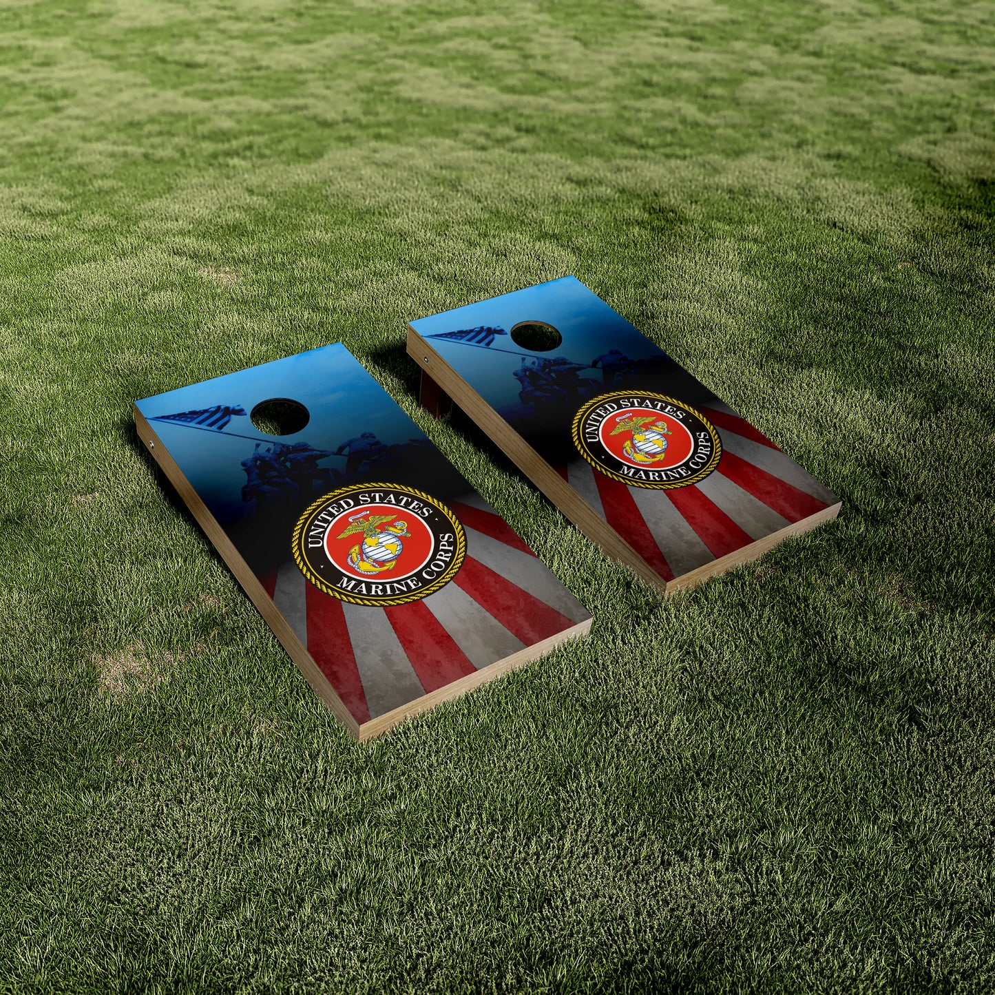 USMC Raising Flag Iwo Jima Vinyl Wraps/Skins