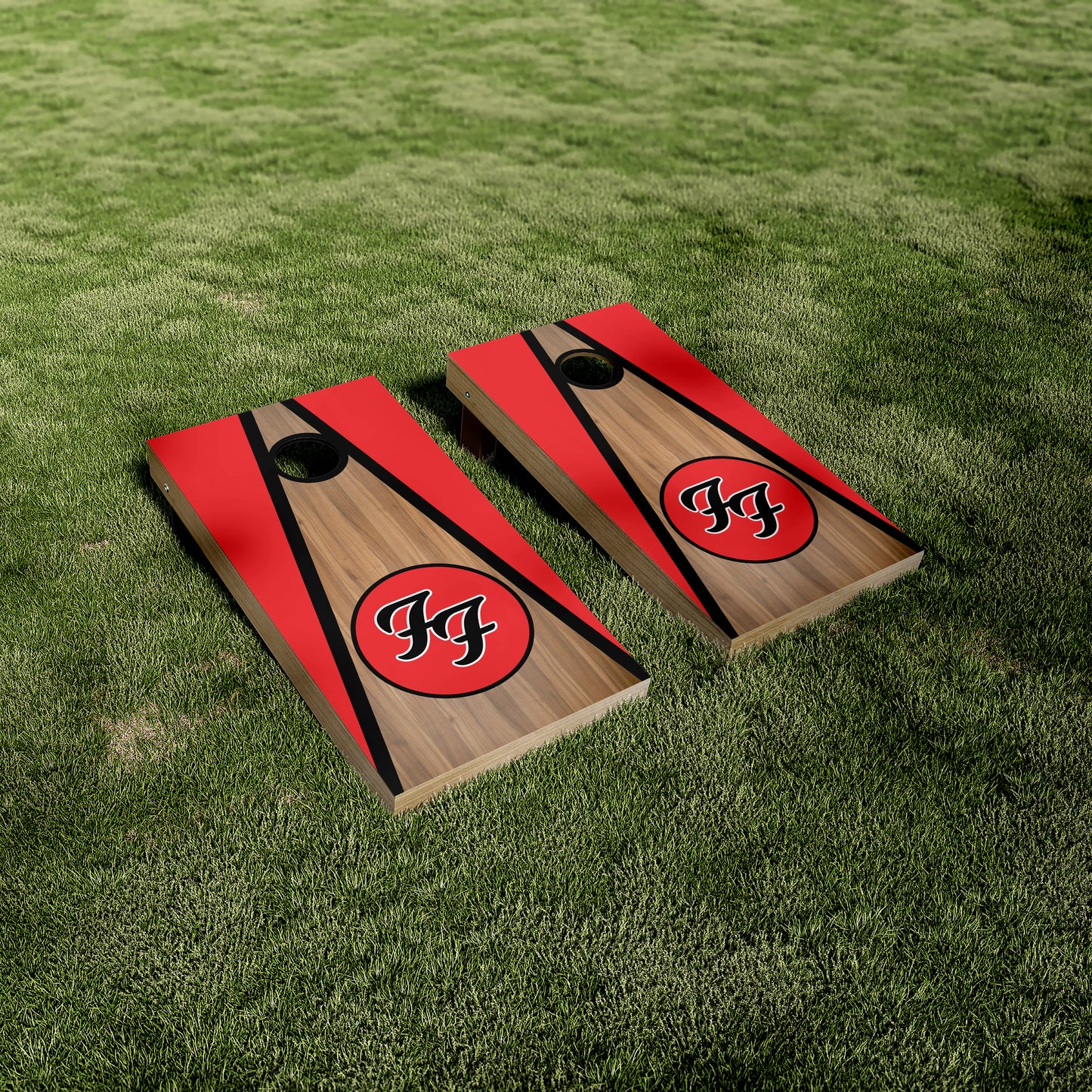 Foo Fighters Band Logo Cornhole Vinyl Wraps/Skins