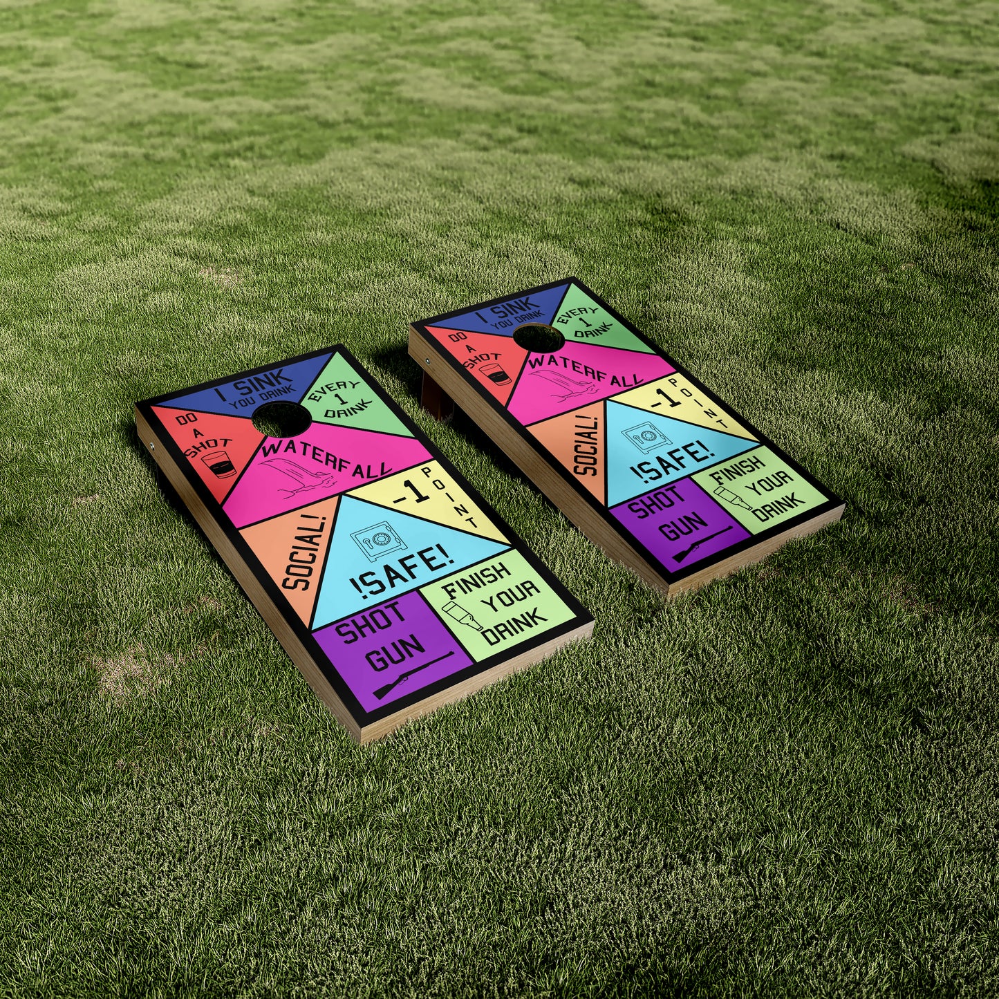 Waterfall Drinking Game Vinyl Wraps/Skins