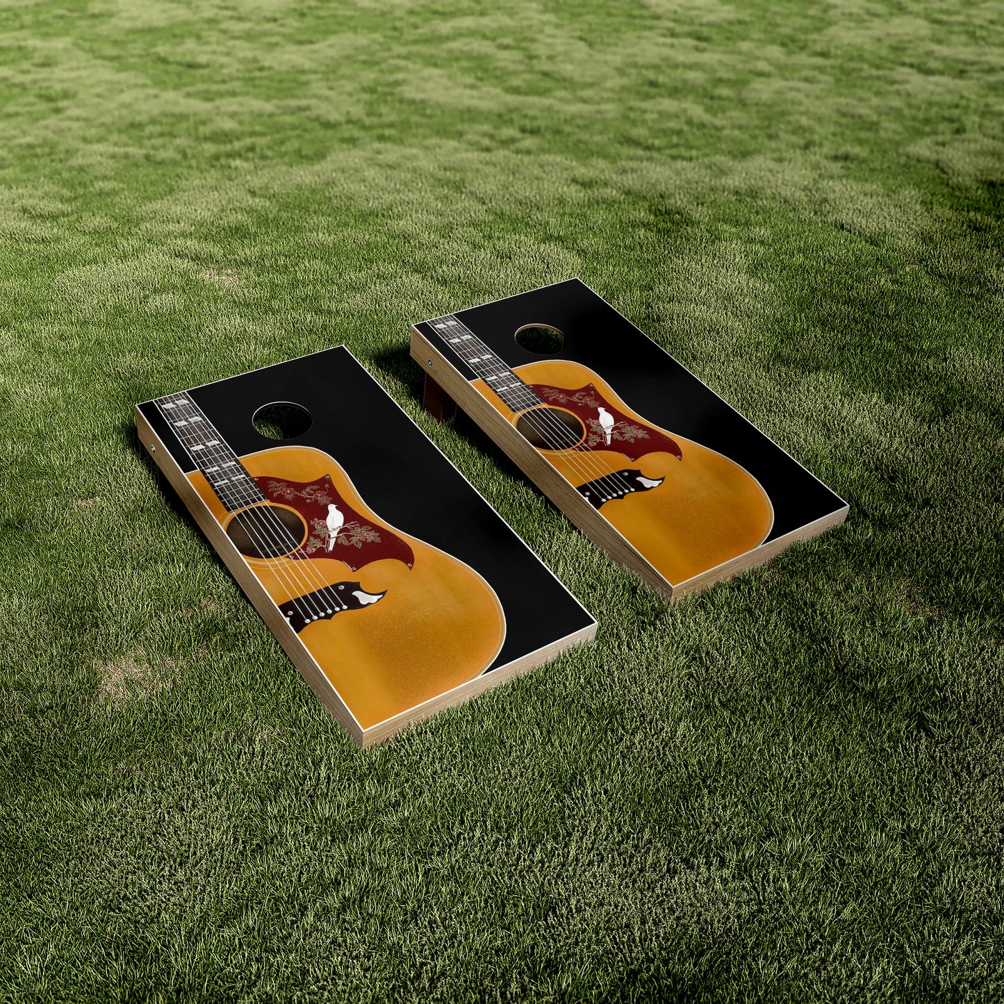 Dove Acoustic Guitar Cornhole Vinyl Wraps/Skins