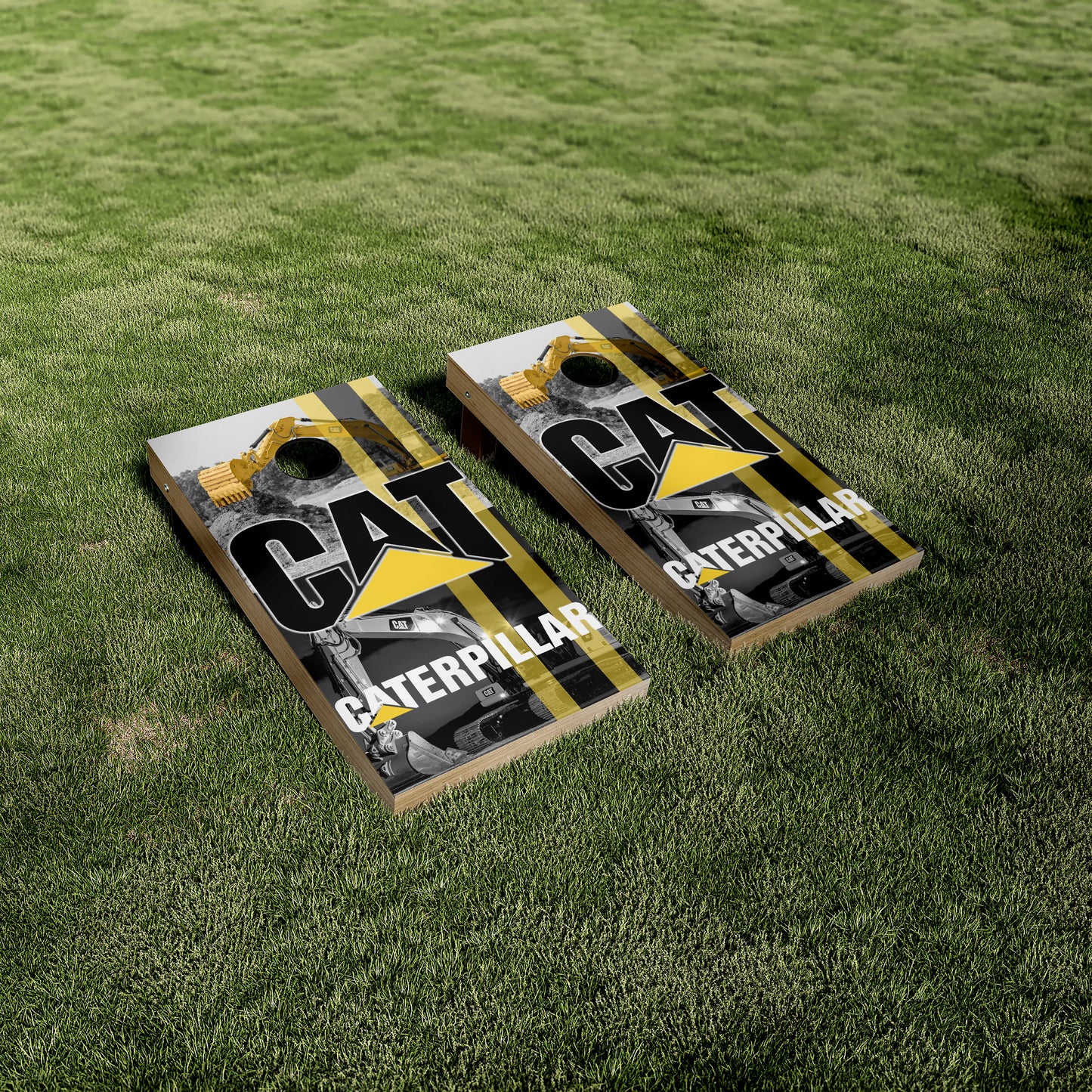 Caterpillar Construction Equipment Cornhole Wraps/Skins