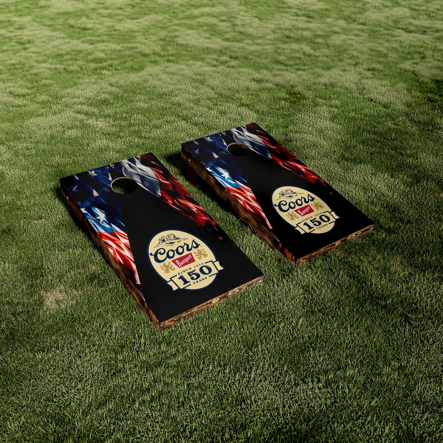 Coors Banquet Flag Printed Vinyl Wraps/Skins