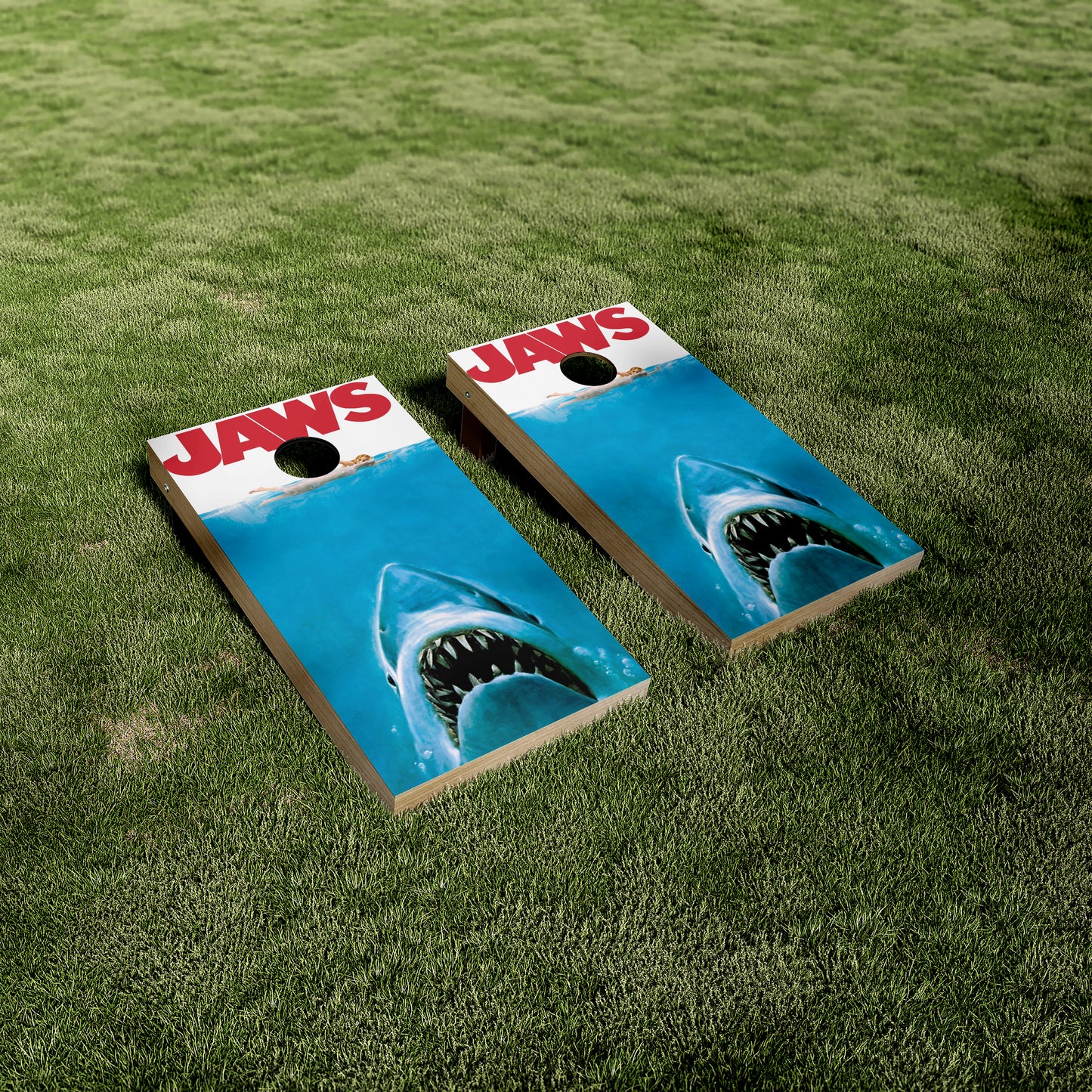Jaws Shark Cornhole Vinyl Wraps/Skins