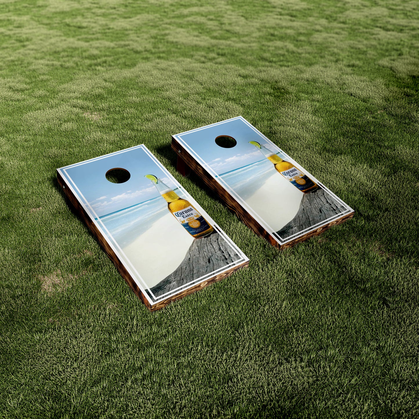 Corona Bottle Beach Printed Vinyl Wraps/Skins