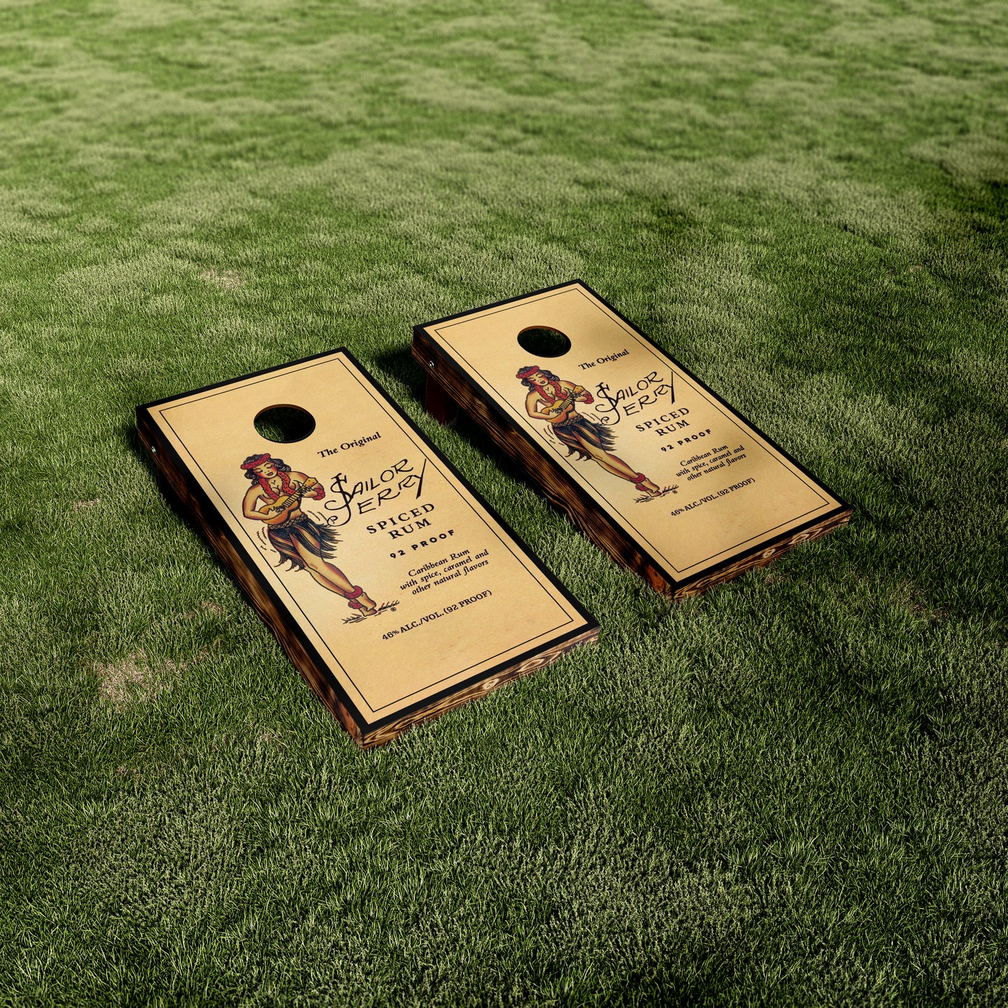 Sailor Jerry Rum Cornhole Wraps/Skins