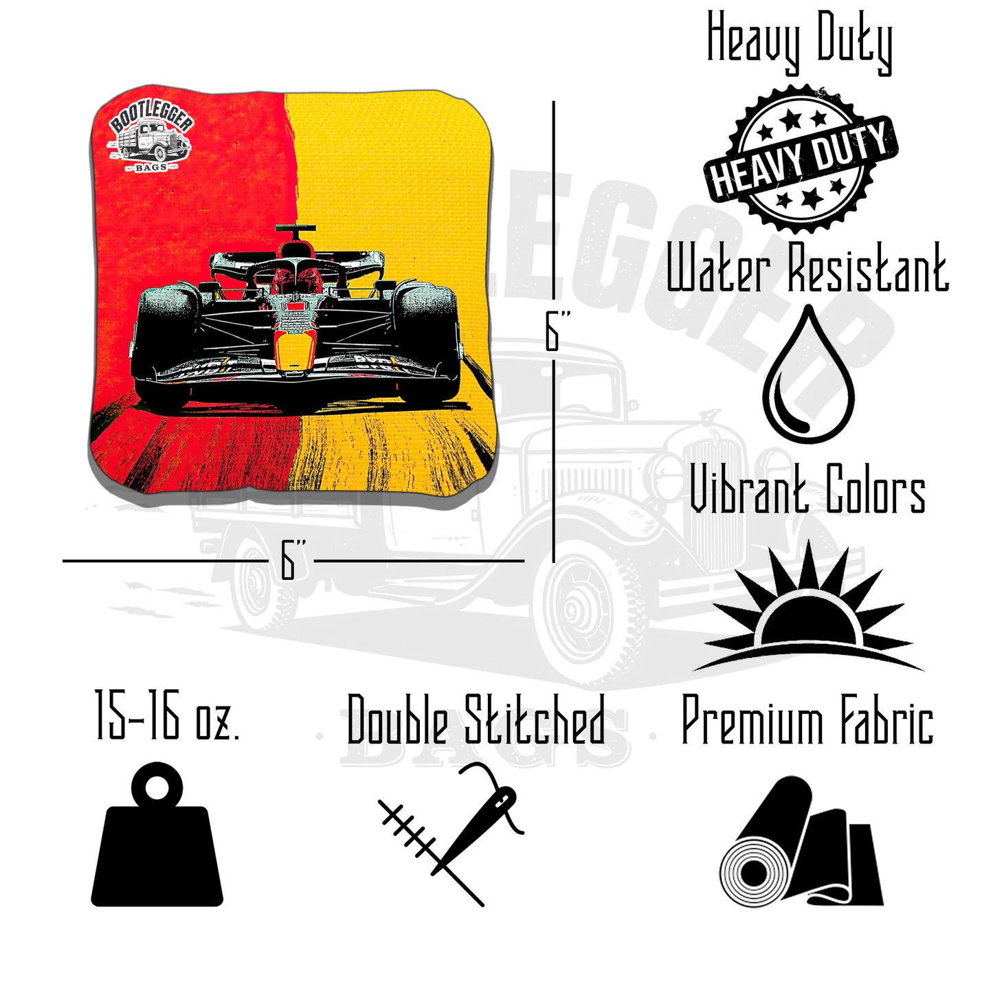 Formula 1 Racing Cornhole Bags
