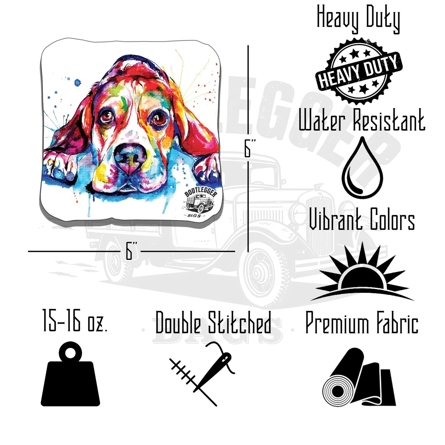 Beagle Cornhole Bags