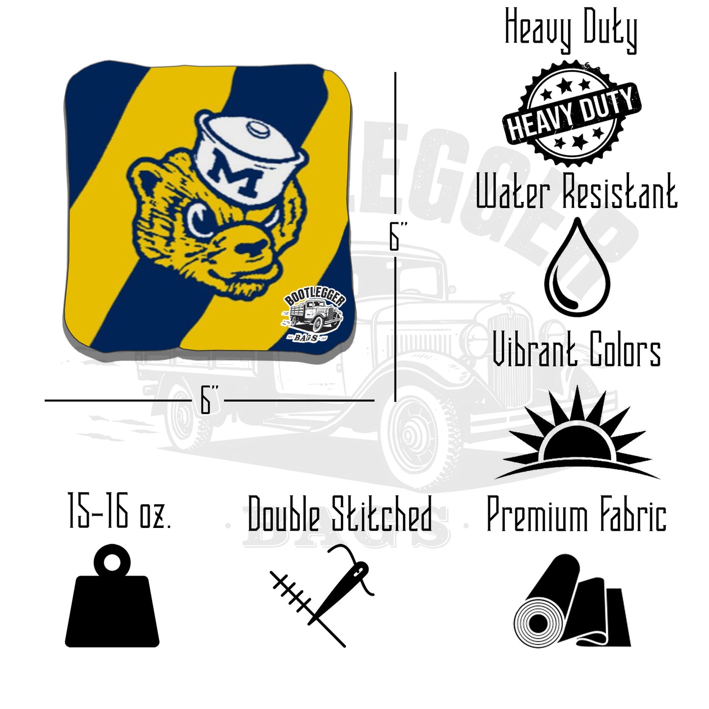 UofM Cornhole Bags