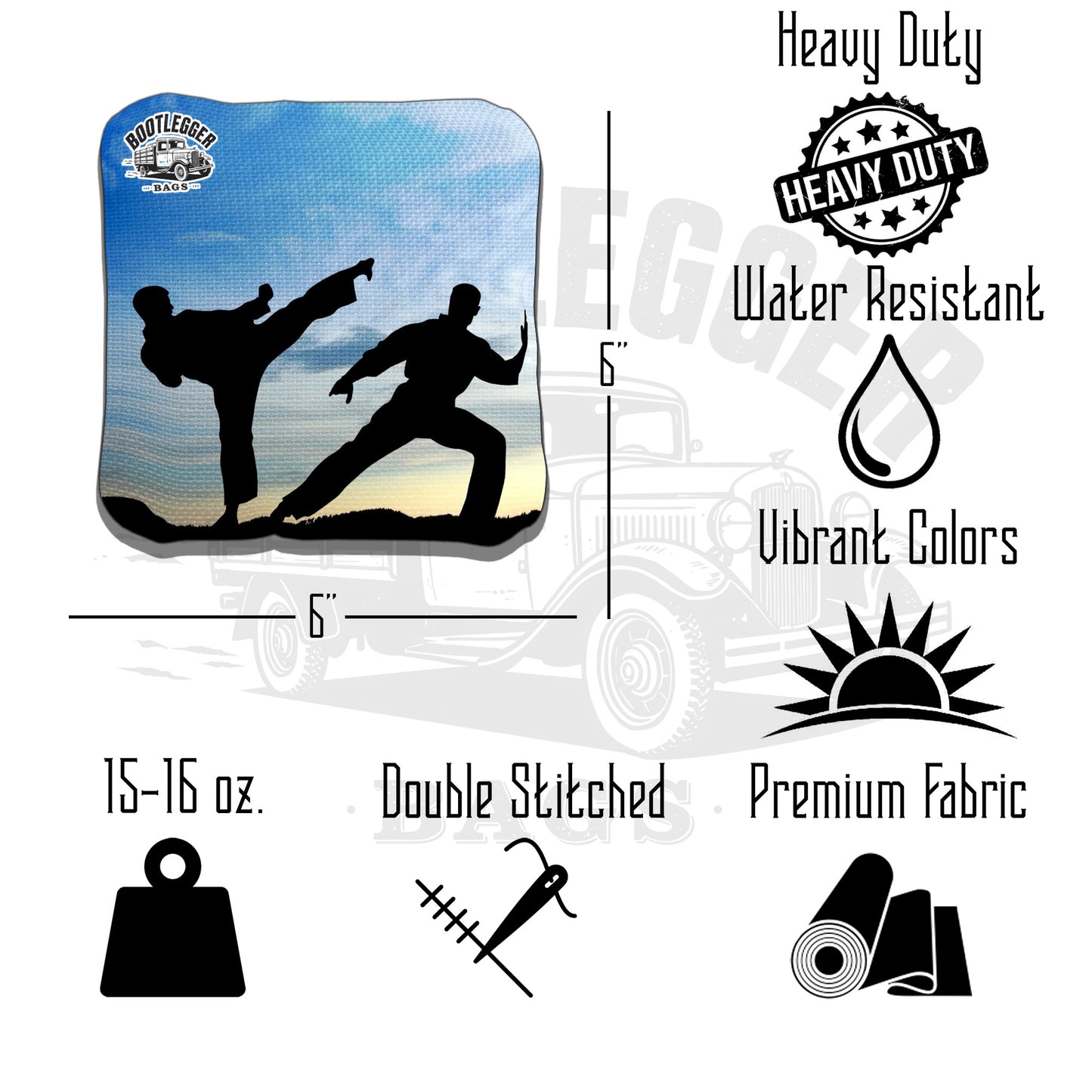 Martial Arts Cornhole Bags