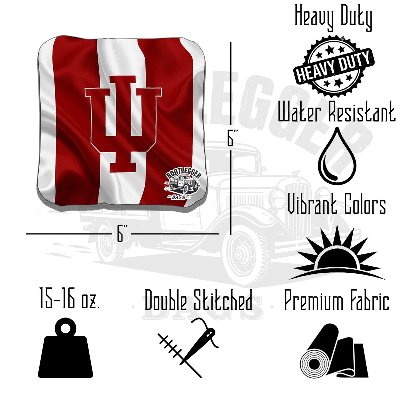 Indiana Hoosiers Cornhole Bags