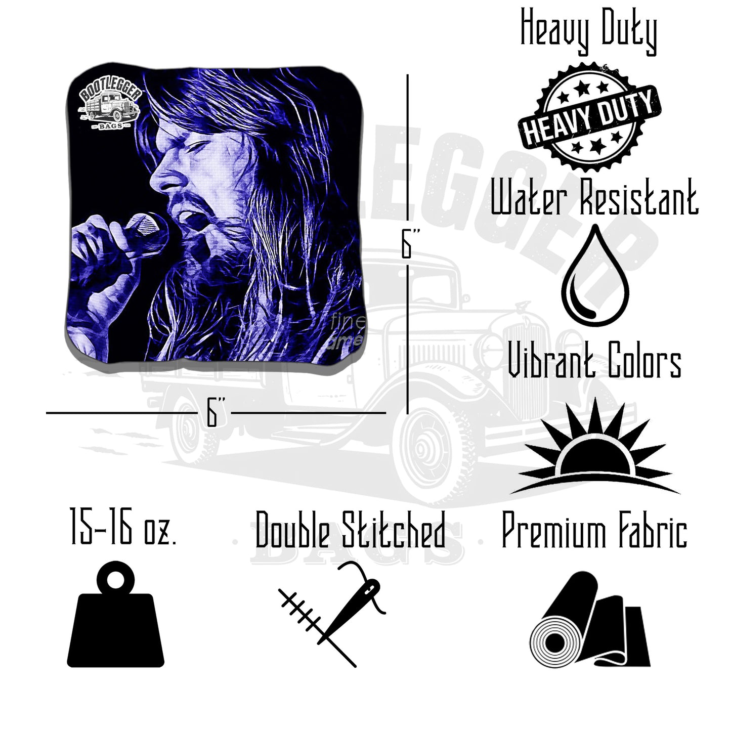 Bob Seger Cornhole Bags