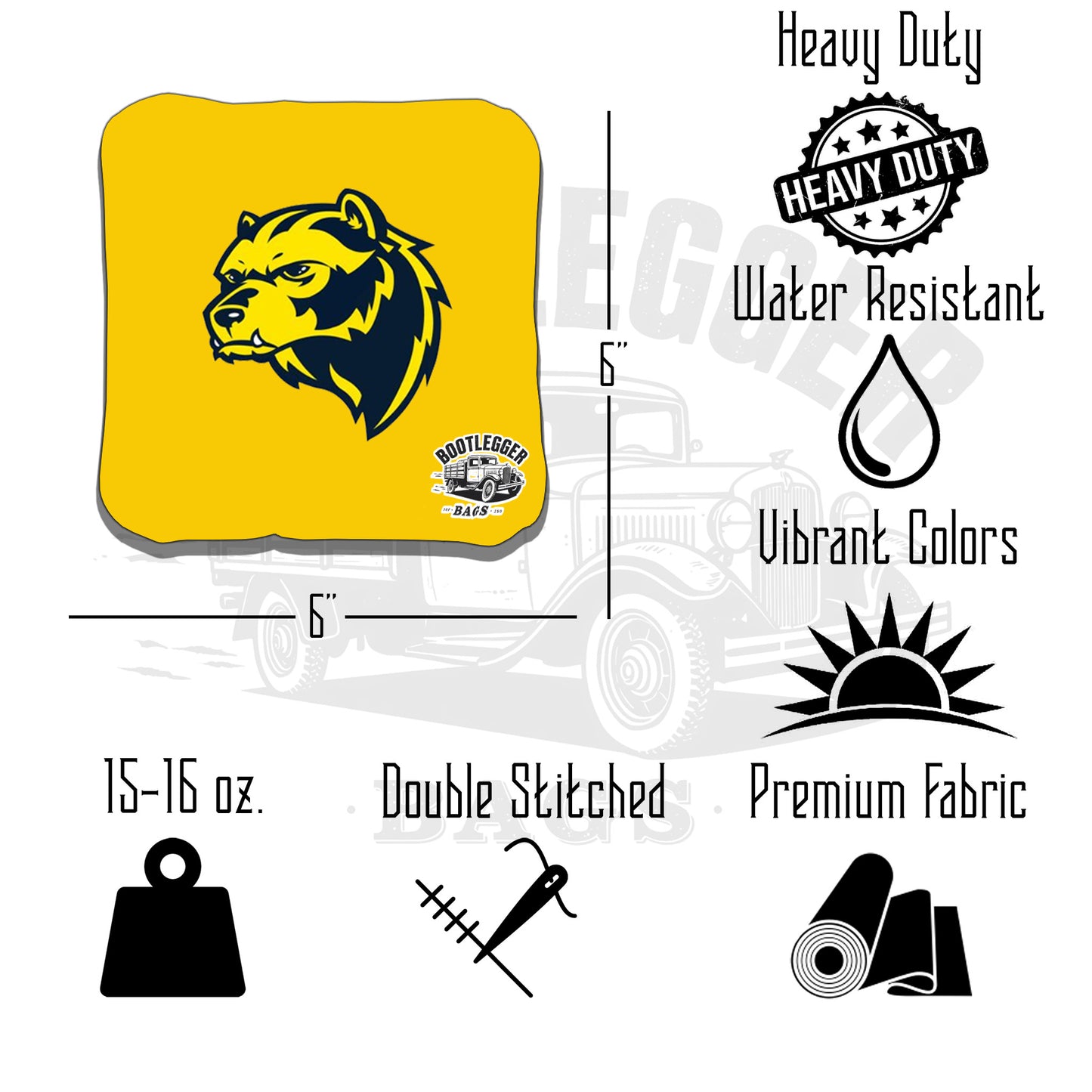 UofM Throwback Cornhole Bags