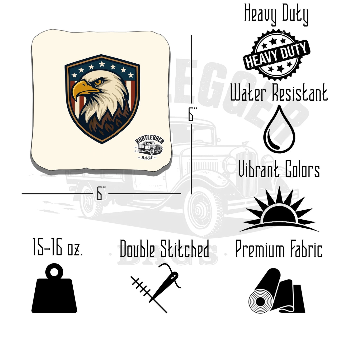 American Eagle Military Cornhole Bags