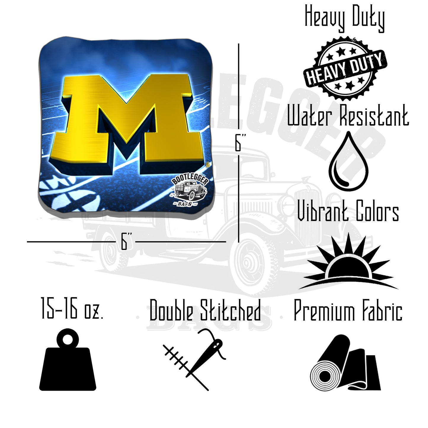 University of Michigan Cornhole Bags