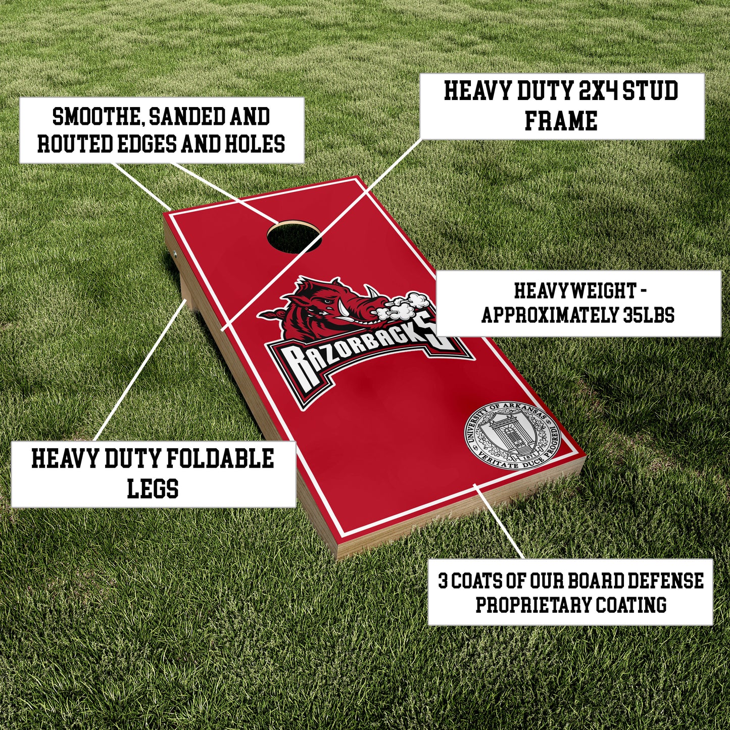 Arkansas Razorbacks Printed Vinyl Wraps/Skins