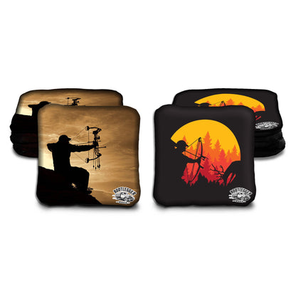 Bow Hunting Deer Cornhole Bags