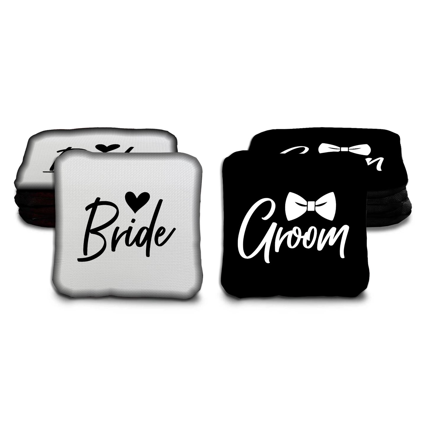 Bride and Groom His and Her Cornhole Bags