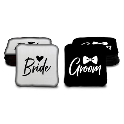 Bride and Groom His and Her Cornhole Bags