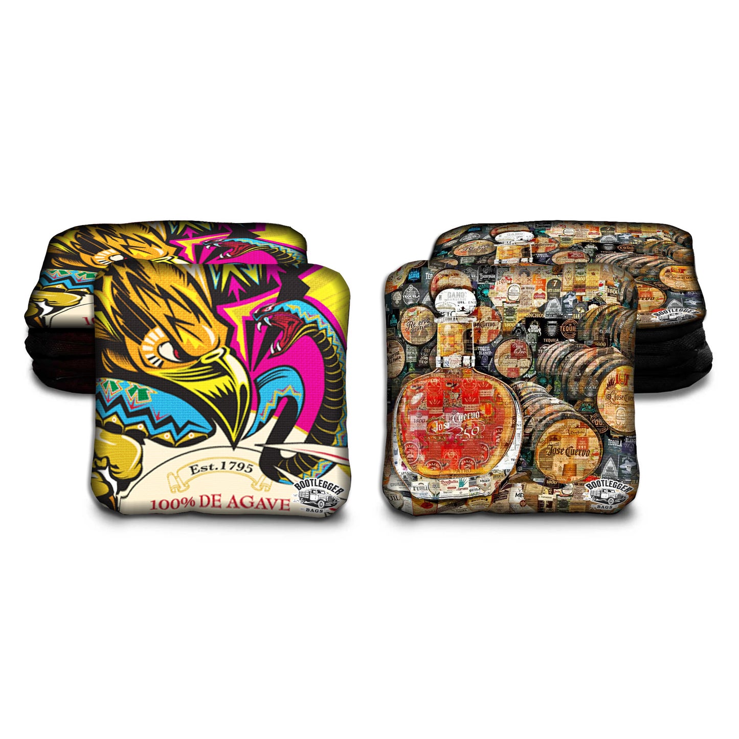 Jose Cuervo Fan Art Cornhole Bags