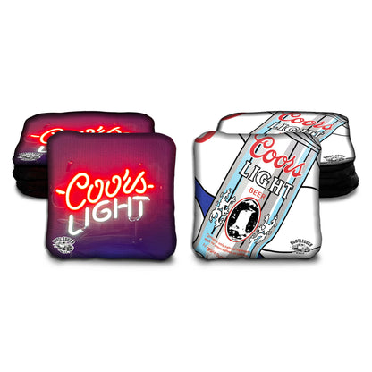 Coors Light Fan Art Cornhole Bags