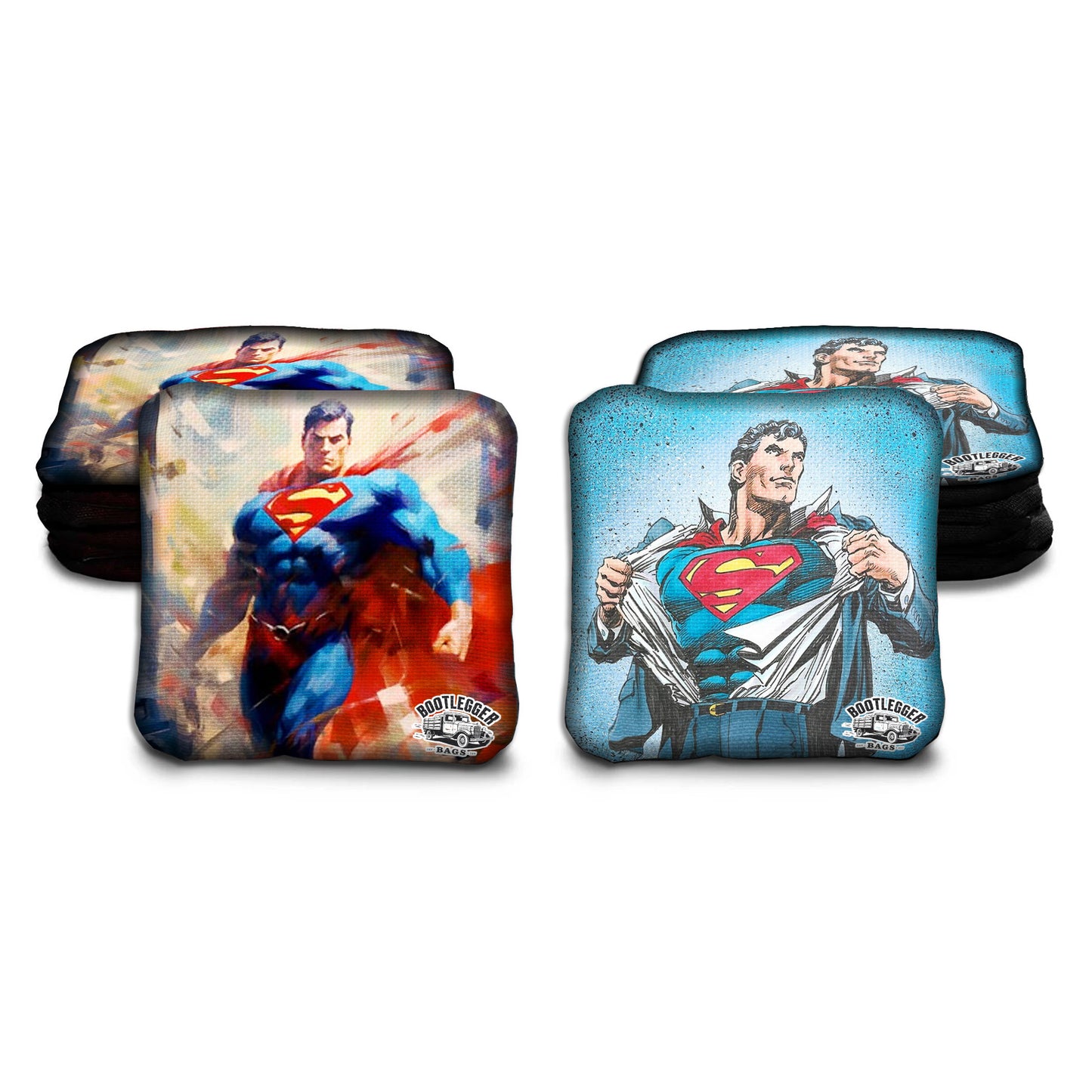 Superman Fan Art Cornhole Bags