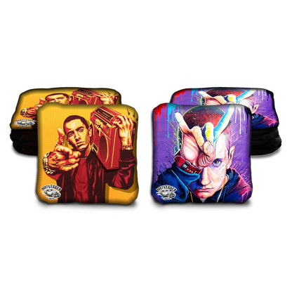 Eminem Fan Art Cornhole Bags