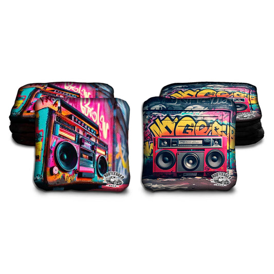 Street Music Retro Stereo Cornhole Bags