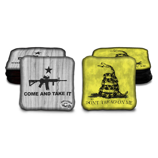 Come and Take It and Dont Tread on Me Cornhole Bags
