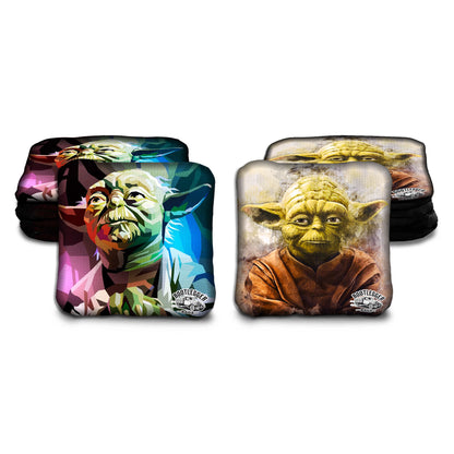 Star Wars Yoda Fan Art Cornhole Bags