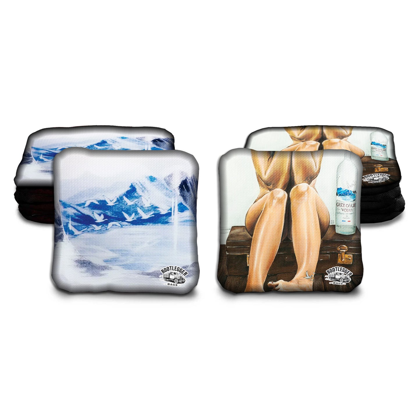 Grey Goose Fan Art Cornhole Bags