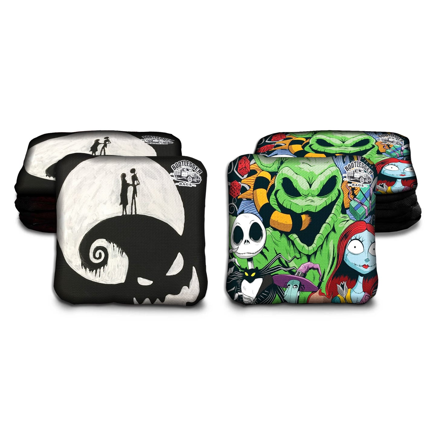 Nightmare Before Christmas Fan Art Cornhole Bags
