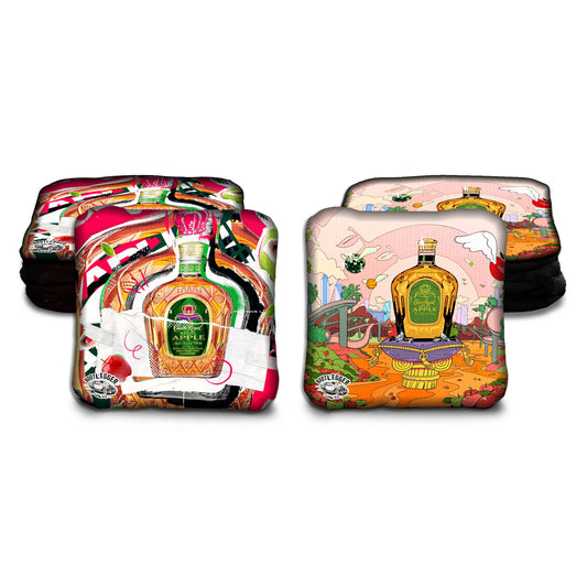 Crown Royal Apple Fan Art Cornhole Bags