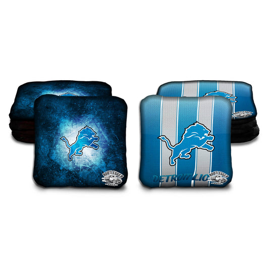 Detroit Lions Fan Art Cornhole Bags