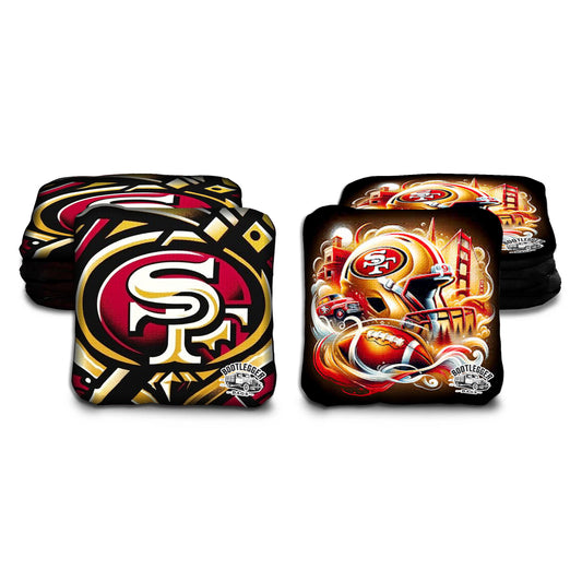 San Francisco 49ers Fan Art Cornhole Bags