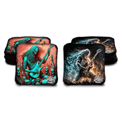 Heavy Metal Themed Cornhole Bags