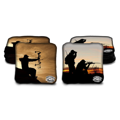 Hunting Rifle and Bow Cornhole Bags