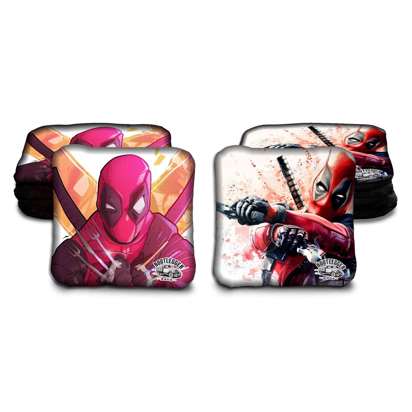 Deadpool Fan Art Cornhole Bags