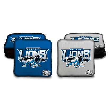 Detroit Lions Fan Art Cornhole Bags