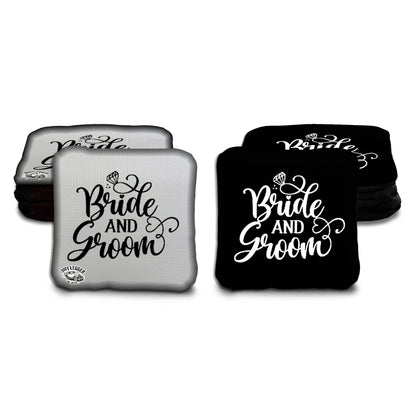 Bride and Groom Wedding Cornhole Bags