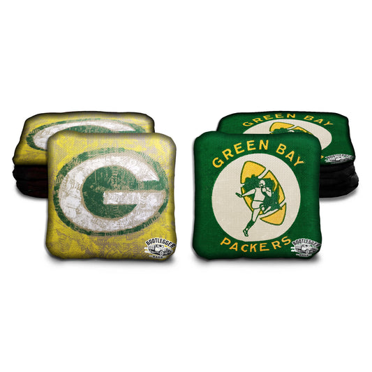 Green Bay Packers Fan Art Cornhole Bags