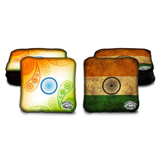 Indian Flag Cornhole Bags