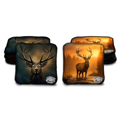 Elk Hunting Cornhole Bags