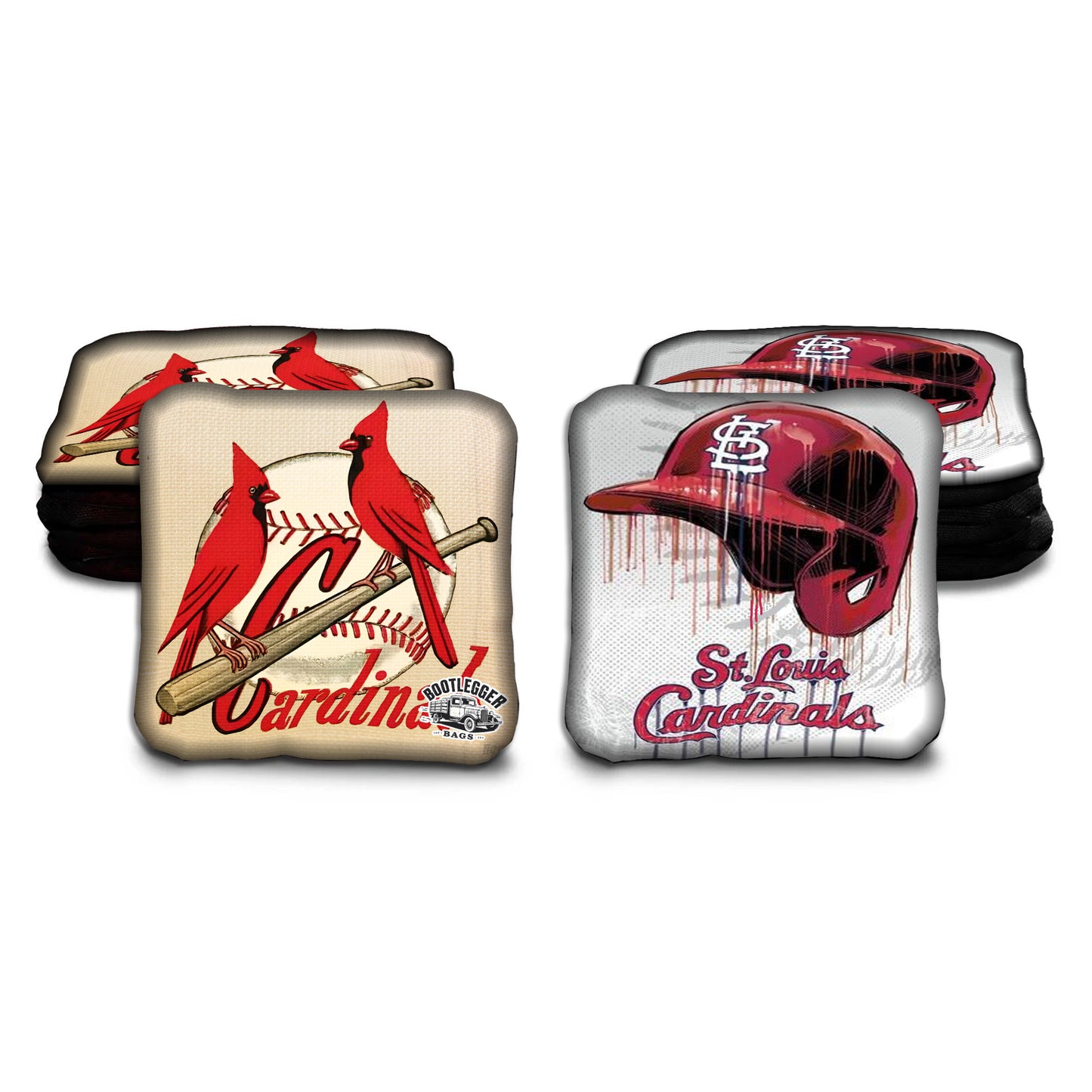 St Louis Cardinals Fan Art Cornhole Bags
