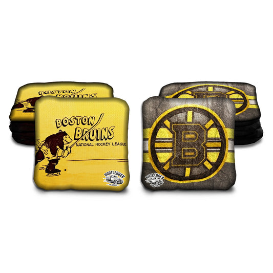 Boston Bruins Fan Art Cornhole Bags