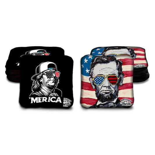 Franklin and Lincoln Cornhole Bags