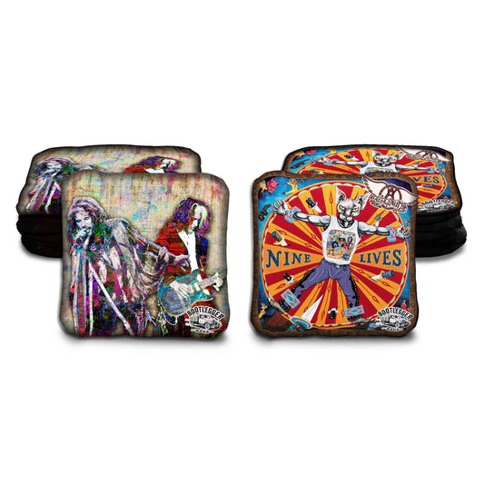 Aerosmith Fan Art Cornhole Bags