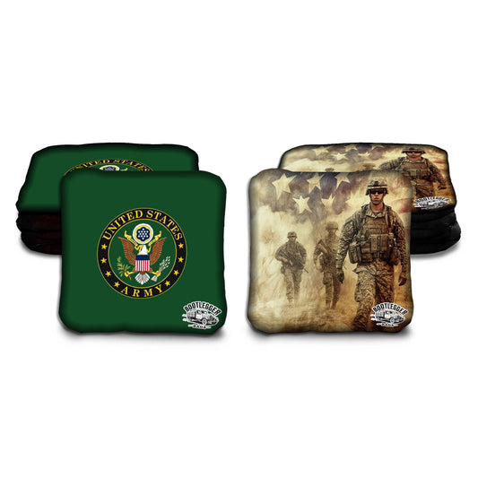 Army Logo and Soldiers Cornhole Bags